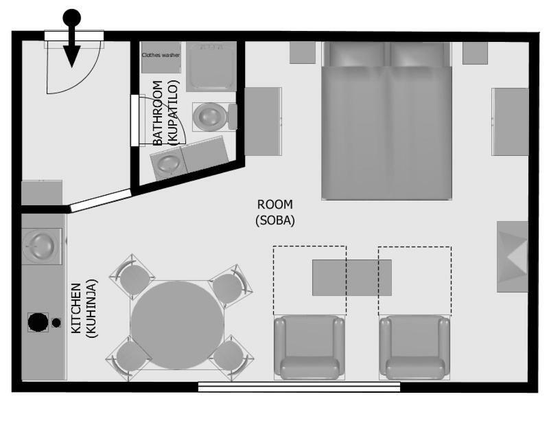Audrey Apartment Белград Экстерьер фото